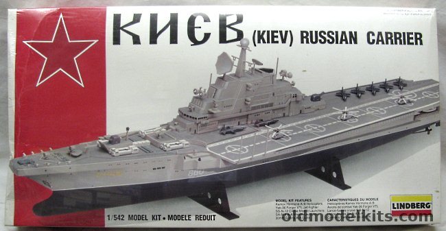 Lindberg 1/542 Kiev Russian Aircraft Carrier, 70772 plastic model kit